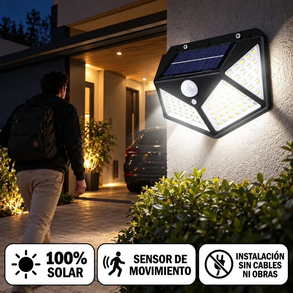 SolarGuard Pro - Luz Solar con Sensor