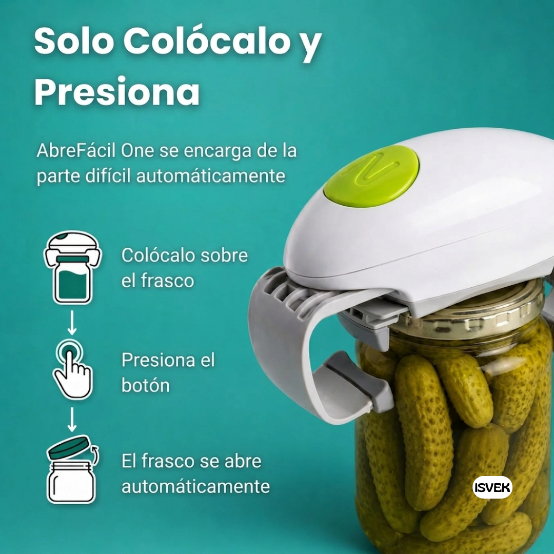 AbreFácil One - Abridor Automático de Frascos