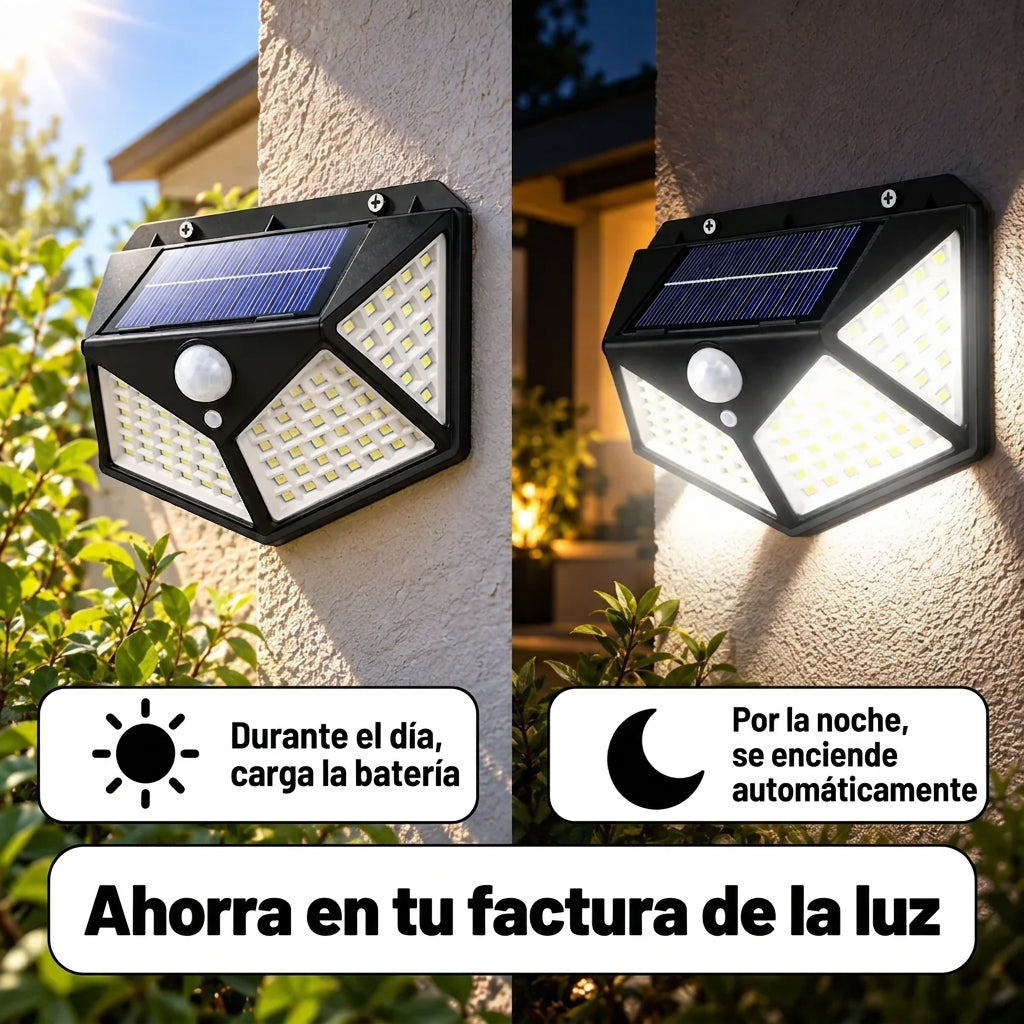 SolarGuard Pro - Luz Solar con Sensor