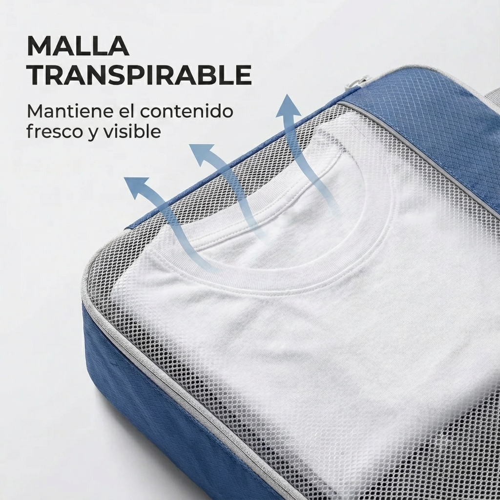Set de Bolsas Organizadoras de Compresión Relivox™