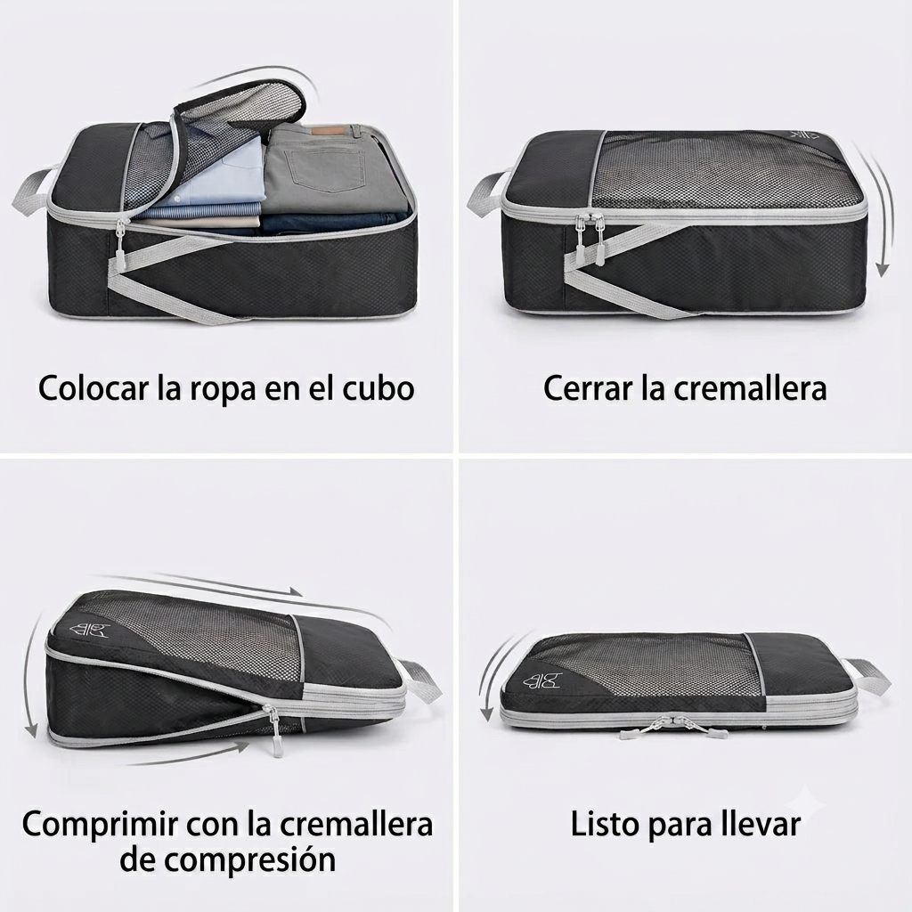 Set de Bolsas Organizadoras de Compresión Relivox™
