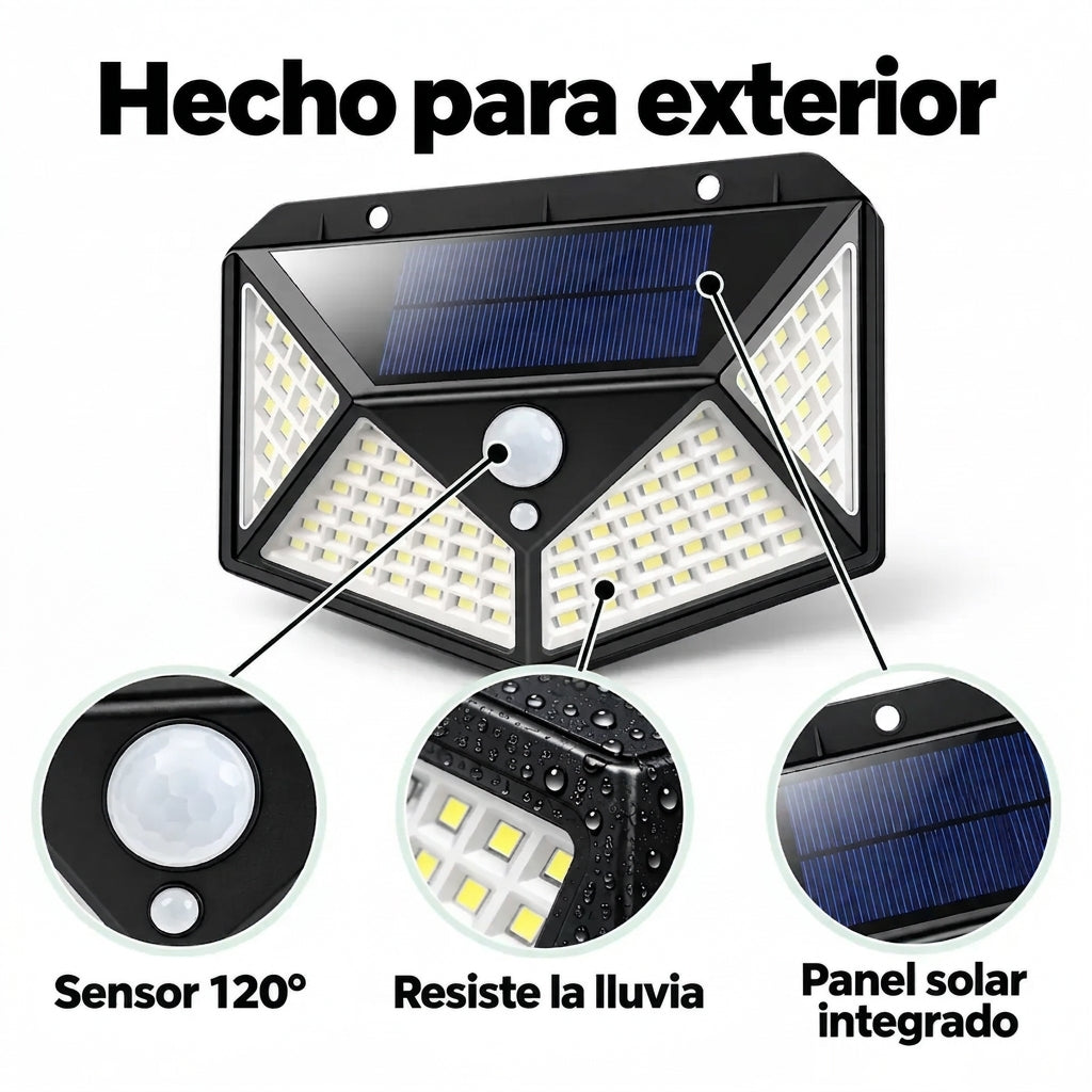 SolarGuard Pro - Luz Solar con Sensor