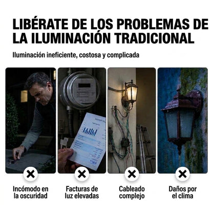 SolarGuard Pro - Luz Solar con Sensor
