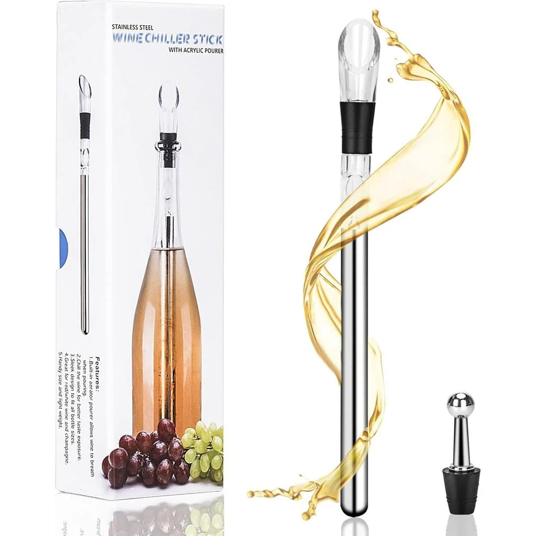 Enfriador de vino VinoFrost: elimina el vino tibio.