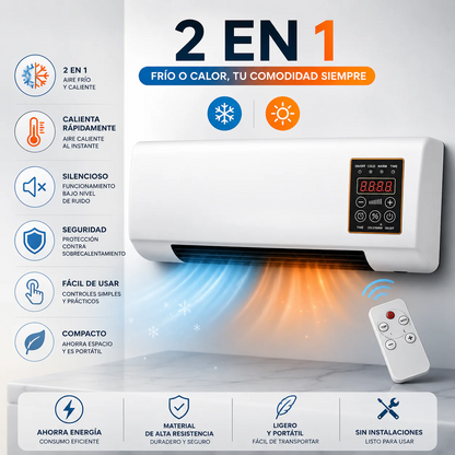 ClimaZen Pro™ - Aire Acondicionado Portátil 2 en 1
