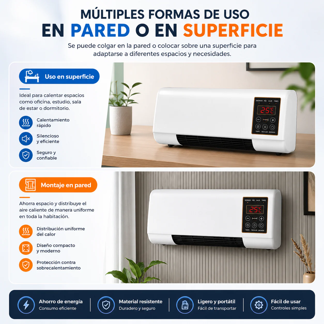 ClimaZen Pro™ - Aire Acondicionado Portátil 2 en 1