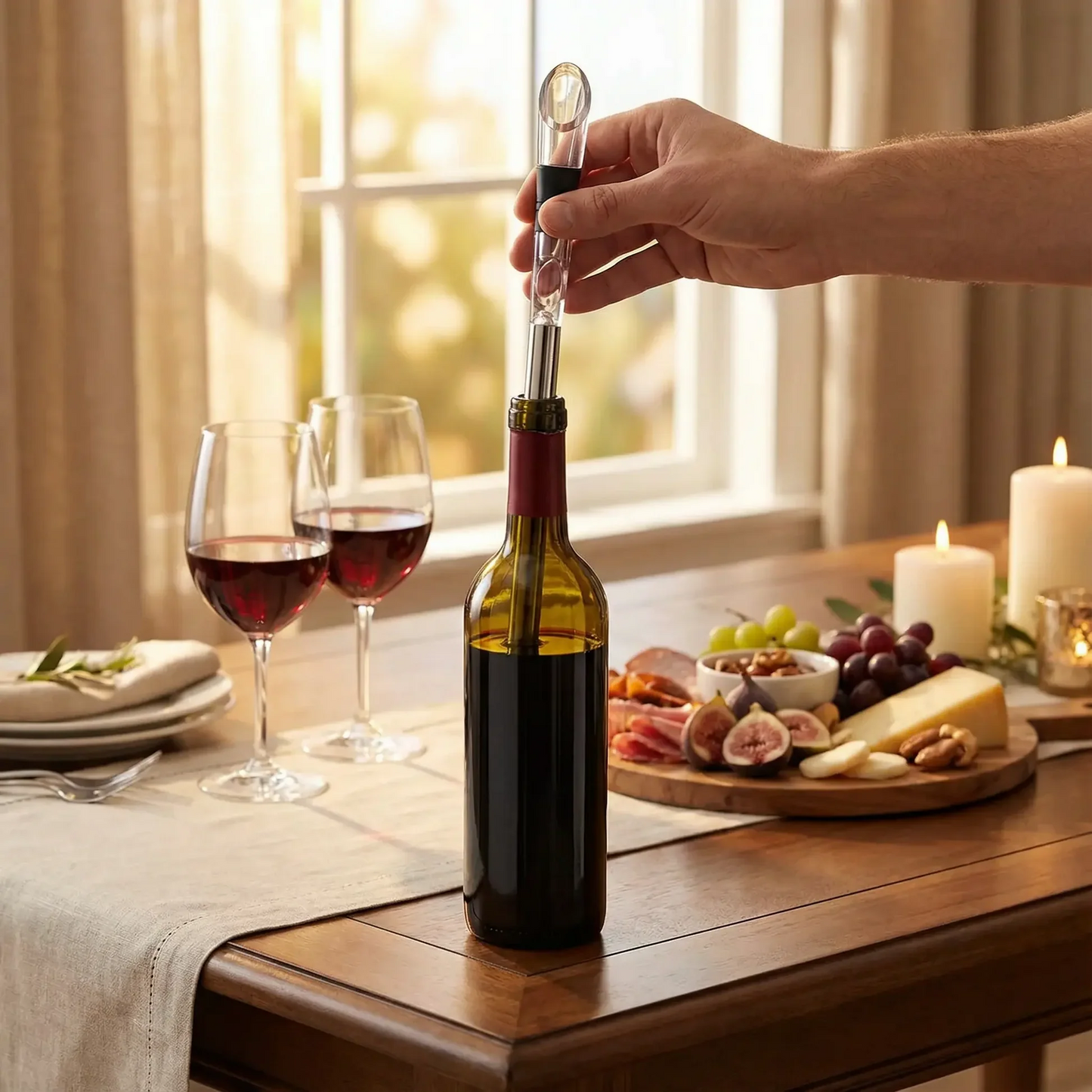 Enfriador de vino VinoFrost: elimina el vino tibio.