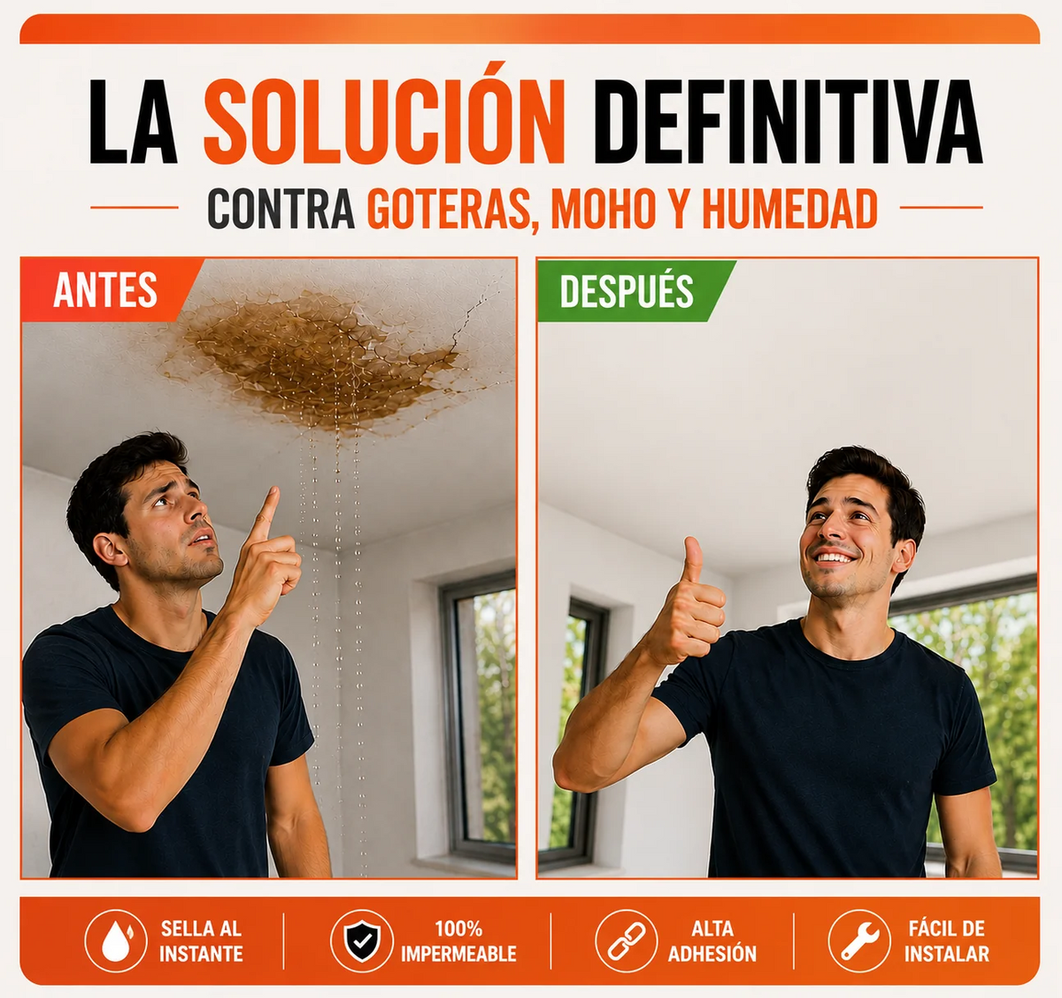 SellaFuerte - Cinta de Sellado Impermeable