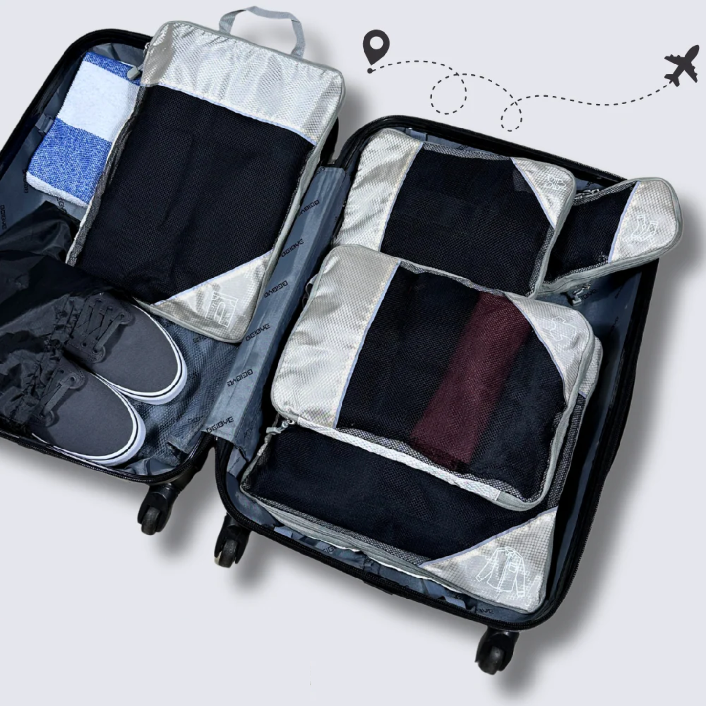 Set de Bolsas Organizadoras de Compresión Relivox™